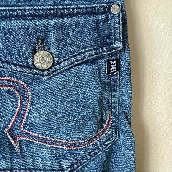 Rock & Republic Button Fly Straight Leg Men's Blue Jeans Size 32 - Picture 4 of 6